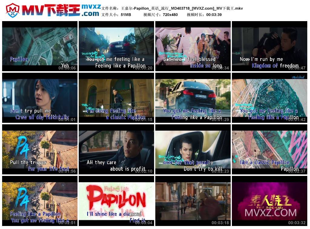 王嘉尔-Papillon_英语_流行_MD403718